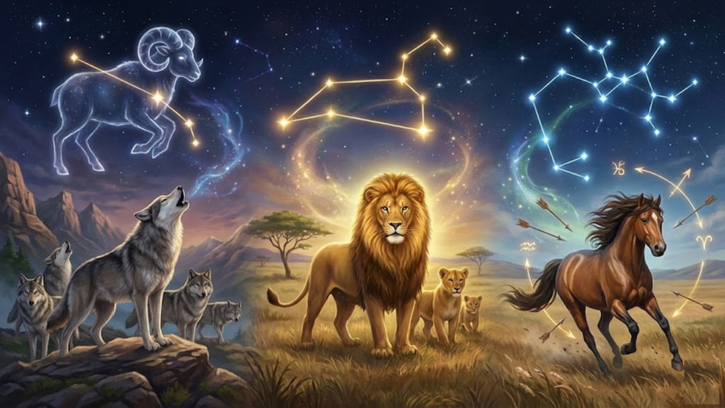 Qual animal você será em 2026, de acordo com seu signo