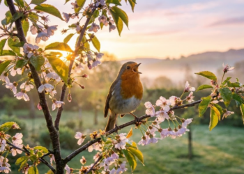 O que significa quando os pássaros cantam muito mais alto pela manhã?