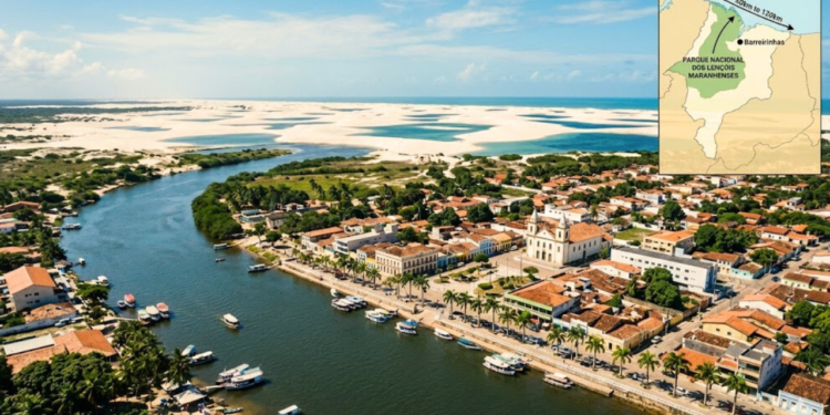 Uma cidade em um deserto de água doce e areias brancas no Brasil que conquista quem busca um paraíso diferente