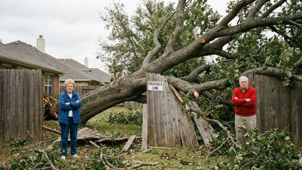 Se a árvore do vizinho cair no seu quintal, quem é o responsável por limpar?
