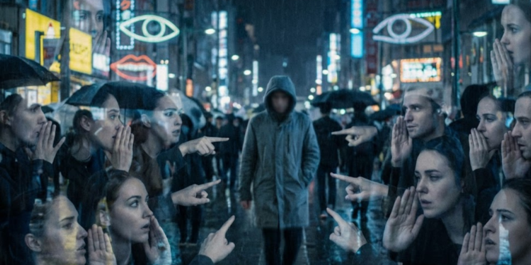 O que significa sentir que, sempre que você sai, as pessoas estão falando de você?