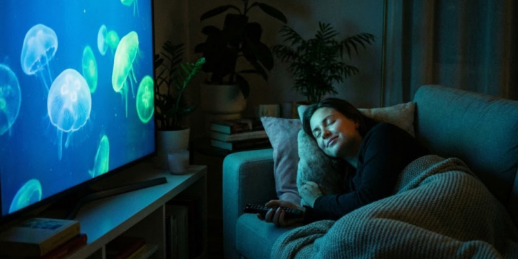O que significa dormir com a televisão ligada, segundo a psicologia e a ciência do sono