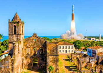No Nordeste brasileiro, foguetes são testados em uma cidade fantasma que hoje vive entre ruínas e a alta tecnologia