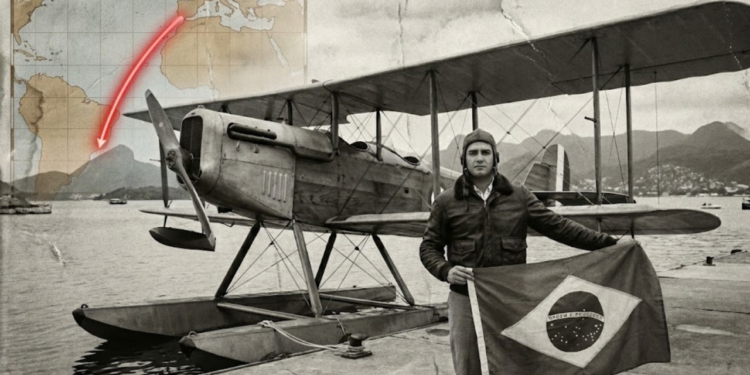 Em 1927, um brasileiro fez a primeira travessia aérea do Atlântico Sul antes de europeus e norte-americanos; hoje, o avião está nesta cidade