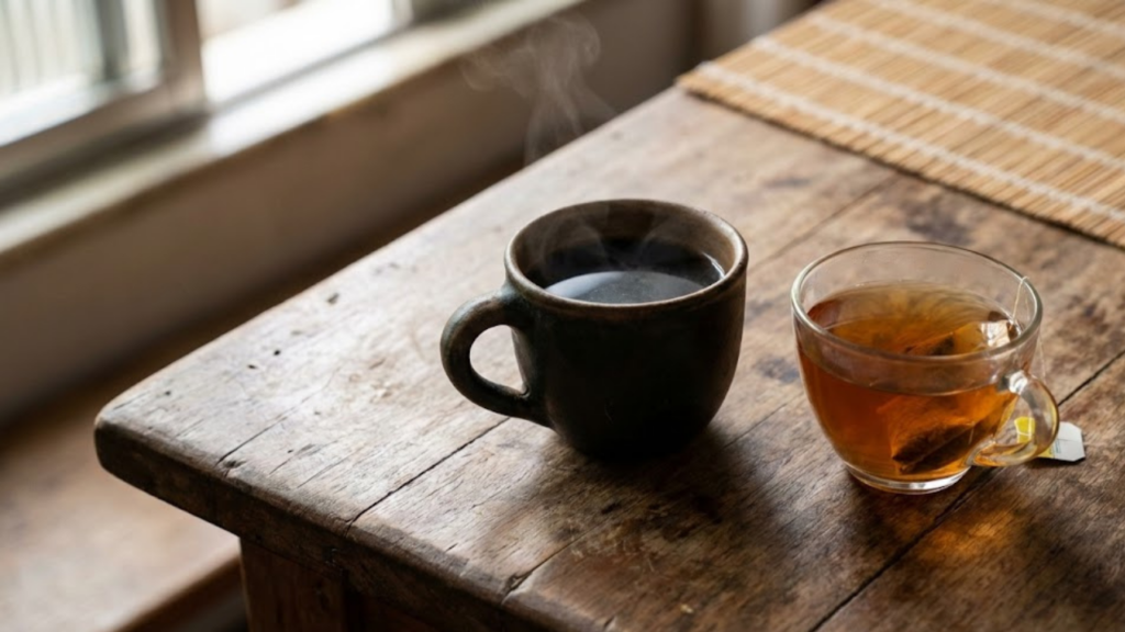 Se você bebe café e chá ao mesmo tempo, pode viver mais, segundo pesquisas recentes