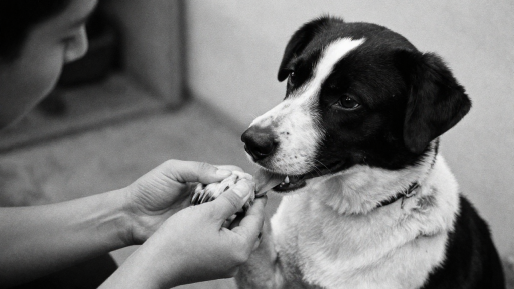 O que significa quando o cachorro coloca a pata em você segundo a psicologia canina