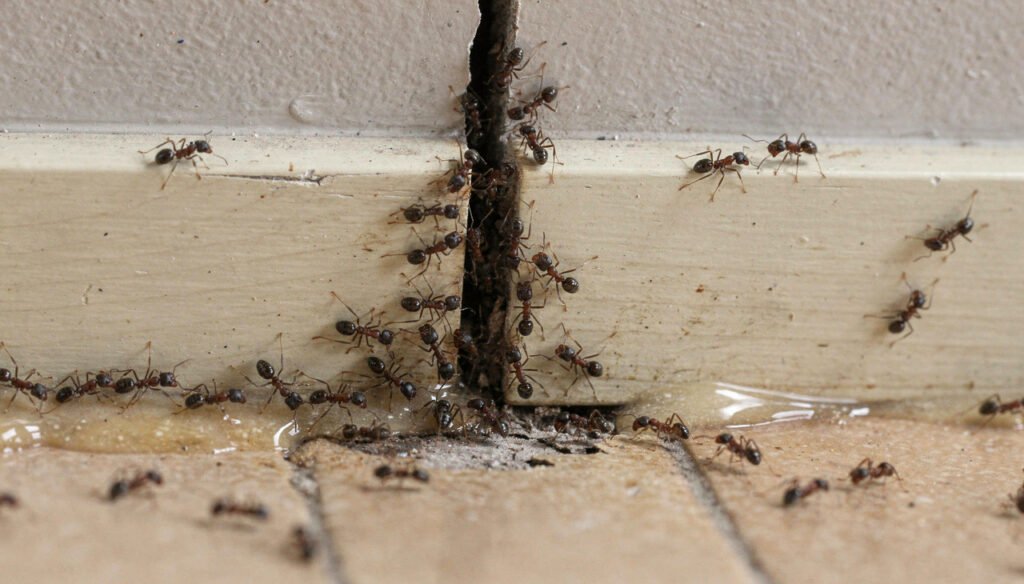 O que significa ver formigas andando em fileira dentro de casa, mesmo sem comida por perto