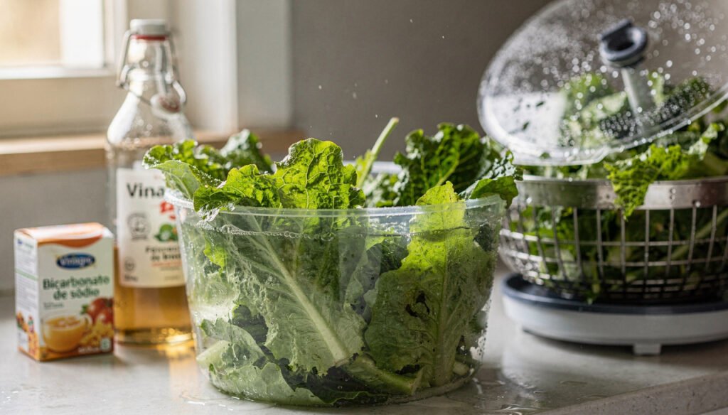 Como lavar folhas de alface e couve do jeito certo, sem perder os nutrientes
