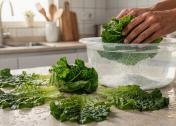 Como lavar folhas de alface e couve do jeito certo, sem perder os nutrientes