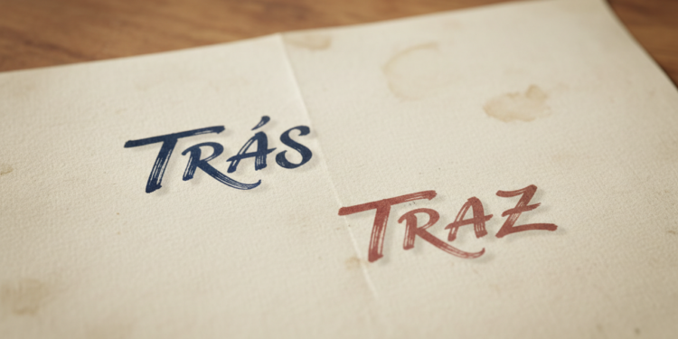 Trás ou Traz? Ambos estão certos e essa é a aplicação correta