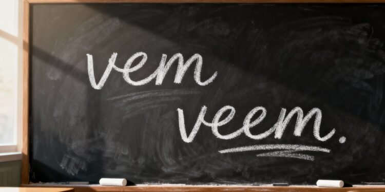 A explicação definitiva para saber quando usar "vem" ou "veem"