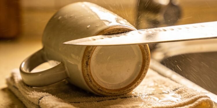 O truque caseiro para afiar facas em menos de 5 minutos