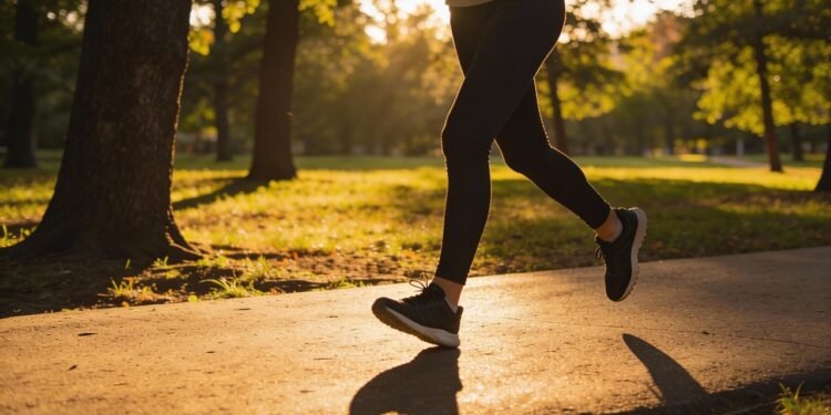 O melhor horário para caminhar todos os dias para baixar a pressão arterial