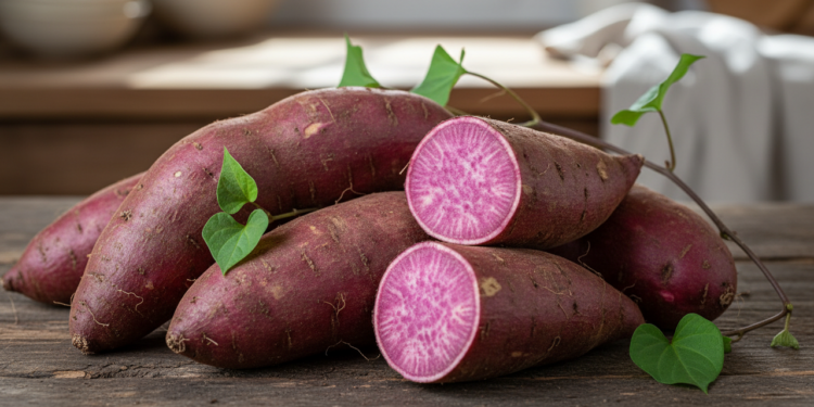 O tubérculo roxo adocicado que ajuda a digestão, fornece energia e pode ser cultivado em quintais ou vasos