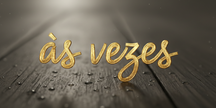 Por que “as vezes” está errado e o certo é “às vezes”