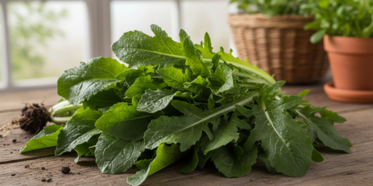 Essa hortaliça amarga melhora digestão, fornece fibras e vitaminas ao corpo e cresce fácil em quintal ou vaso