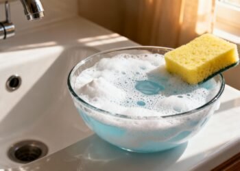 Por que misturar bicarbonato e detergente virou solução para limpeza pesada da casa