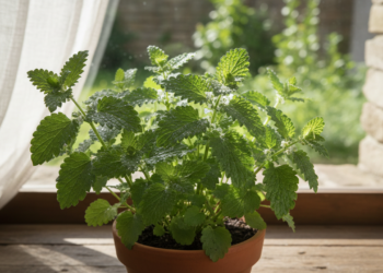 A erva de plantar em casa que auxilia no alivio da ansiedade leve e estresse