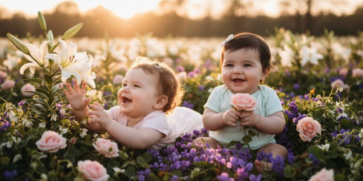 Principais nomes de bebês inspirados em botânica que os pais adoram