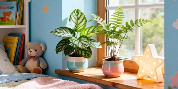 As plantas seguras que deixam o quarto infantil mais aconchegante e fácil de cuidar