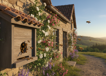 O que significa aparecer uma abelha perto de casa, segundo o Feng Shui