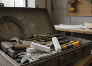 Para que serve colocar giz escolar na caixa de ferramentas ou de joias