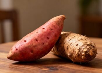 Qual é o alimento mais nutritivo entre batata-doce e inhame?