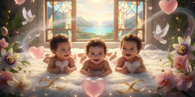 Os nomes de bebês que significam amor e sentimentos positivos