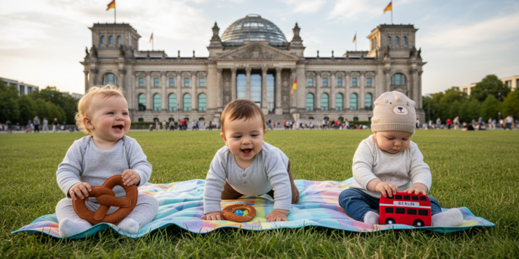 Os nomes de bebês mais populares em Berlim em 2025