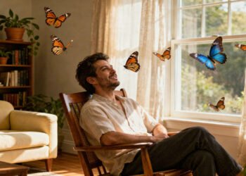 O que significa quando uma borboleta voa ao seu redor?