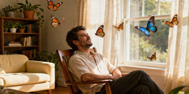 O que significa quando uma borboleta voa ao seu redor?