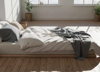 Poucos sabem quais são os benefícios de dormir em uma cama perto do chão