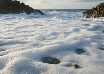 Poucos sabem qual a explicação para aparecer a espuma que vemos no mar