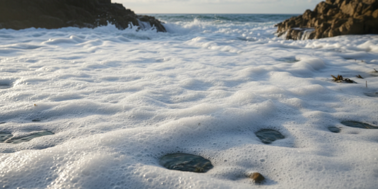 Poucos sabem qual a explicação para aparecer a espuma que vemos no mar