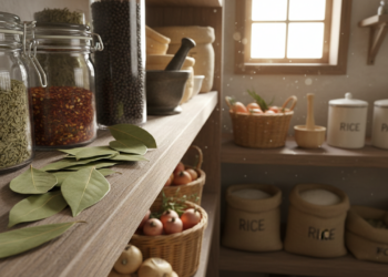 Espalhar folhas de louro na despensa: o repelente natural contra carunchos