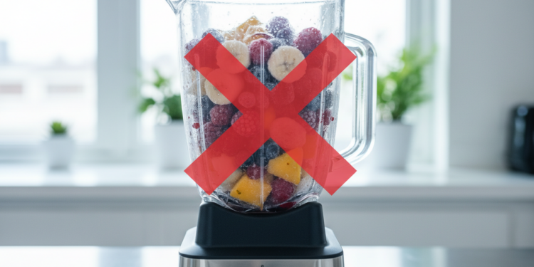 Os alimentos que você nunca deve colocar no liquidificador