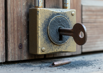 Grafite de lápis na fechadura emperrada: por que não usar óleo?