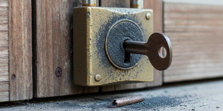 Grafite de lápis na fechadura emperrada: por que não usar óleo?