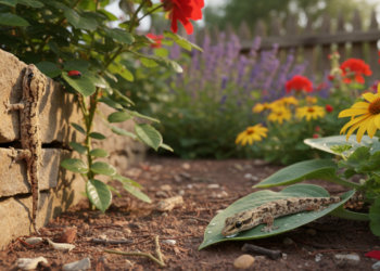 O que significa quando lagartixas começam a aparecer no jardim durante o verão?