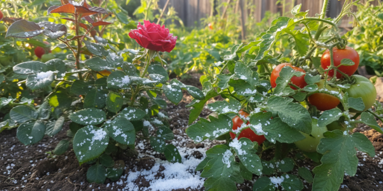 Sal amargo (Sulfato de Magnésio) nas roseiras e tomates: para que serve?