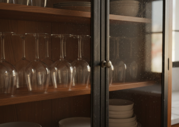 Por que guardar taças viradas para baixo pode lascar a borda e deixar cheiro?