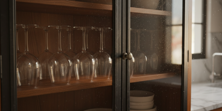 Por que guardar taças viradas para baixo pode lascar a borda e deixar cheiro?