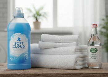 Adeus toalhas ásperas: por que o amaciante é o vilão e o vinagre é o herói