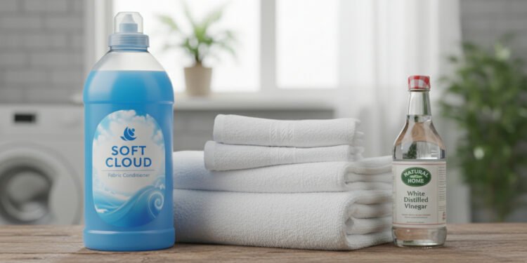 Adeus toalhas ásperas: por que o amaciante é o vilão e o vinagre é o herói