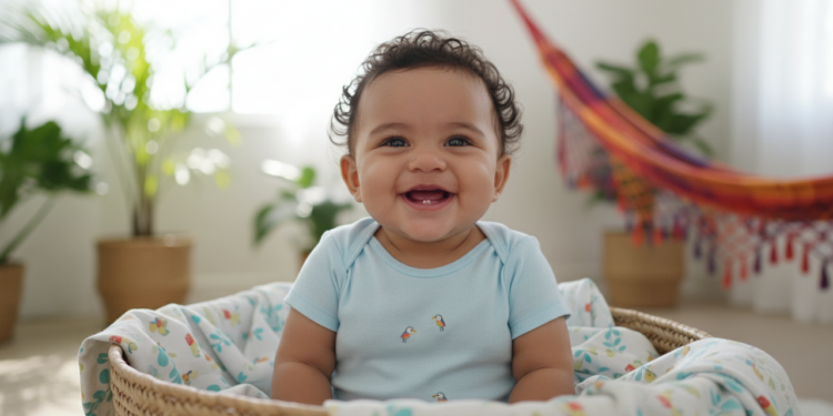 O nome de bebê que é associado a uma criança mais alegre e sorridente