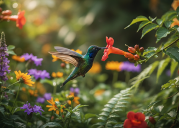 Poucos sabem o segredo natural para atrair beija-flores para o seu jardim todos os dias