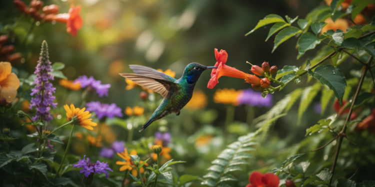 Poucos sabem o segredo natural para atrair beija-flores para o seu jardim todos os dias