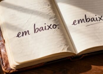 Como usar "em baixo" e "embaixo" do jeito certo, segundo a língua portuguesa