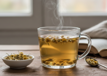 Como o chá de camomila atua para "desligar" a ansiedade sem causar dependência química