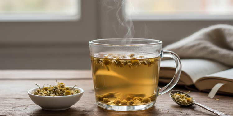 Como o chá de camomila atua para "desligar" a ansiedade sem causar dependência química